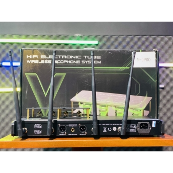 Micro Bóng Tube Cao Cấp MTMAX M2Pro, Bắt Sóng Xa Đến 120 Mét Tần Số UHF Cực Cao UHF 640-690 MHz Cùng Công Nghệ Cảm Biến Tự Ngắt Hiện Đại, Thiết Kế Sang Trọng Khi Setup Mọi Không Gian 