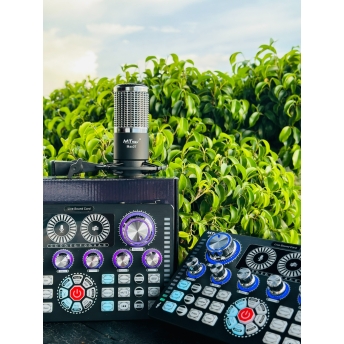 Micro Thu Âm Chính Hãng MTMAX MAX07 - Micro Condenser Livestream Cao Cấp, Hỗ Trợ Nguồn 48V, Âm Thanh Chuẩn Chuyên Nghiệp, Lọc Âm Cực Tốt, Dễ Dàng Sử Dụng.