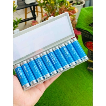 Bộ 10 Pin Sạc 4600 chính hãng MTMAX Dung Lượng 1200mAh/Pin Sạc Được 1000 Lần Sử Dụng Cho Micro Không Dây, Remote, xe điều khiển, máy khoan, đèn năng lượng mặt trời...