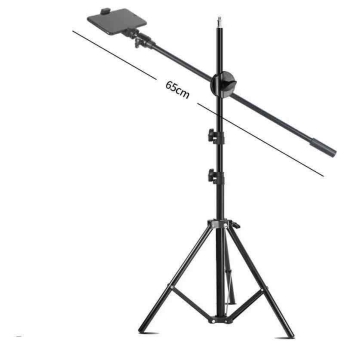 Chân đèn livestream MTMAX MT15A quay phim chụp hình kèm đèn 26cm nhỏ gọn chắc chắn