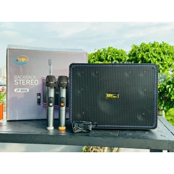 Siêu Phẩm Loa Xách Tay 9 Đường Tiếng MTmax JT 8801 - Loa Karaoke Giá Rẻ Âm Thanh Siêu Đỉnh, Công Suất Lớn 150W, 1 Bass 20CM và 8 Treble, Đi Kèm 2 Micro Không Dây Cao Cấp Bảo Hành 12 Tháng.