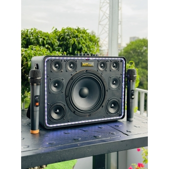 Siêu Phẩm Loa Xách Tay 9 Đường Tiếng MTmax JT 8801 - Loa Karaoke Giá Rẻ Âm Thanh Siêu Đỉnh, Công Suất Lớn 150W, 1 Bass 20CM và 8 Treble, Đi Kèm 2 Micro Không Dây Cao Cấp Bảo Hành 12 Tháng.