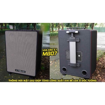 Loa kéo 2.1 cao cấp MTMAX MB07 karaoke - nghe nhạc cực đỉnh