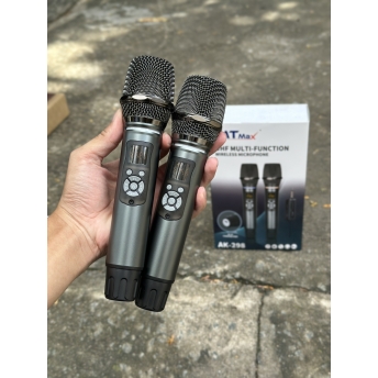 MTMax AK298 - Micro Không Dây Cao Cấp Chính Hãng, Chống Hù Rè Hiệu Quả, Hỗ Trợ Nâng Giọng Hát Khi Hát, Bảo Hành Đến 12 Tháng.