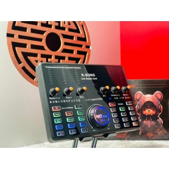 Sound Card Livestream DJ Icon upod 2024 Tương Thích Android, IOS chuyên thu âm, livestream...
