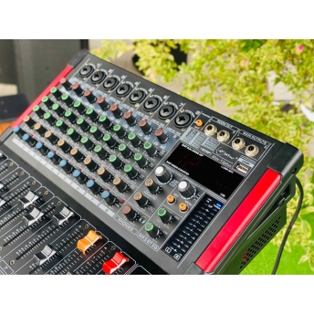 Bàn Mixer MAX13Plus Âm Thanh Kỹ Thuật Số 8 Kênh, 16 Hiệu Ứng DSP