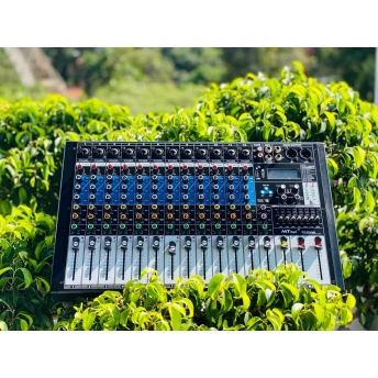 Mixer MTMAX FX22Plus – 12 Dường Line Tích Hợp Nguồn 48V, 99 Hiệu Ứng DSP, Hát Livestream, Thu Âm, Karaoke Với Dàn Âm Thanh Gia Đình