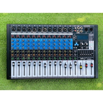 Mixer MTMAX FX22Plus – 12 Dường Line Tích Hợp Nguồn 48V, 99 Hiệu Ứng DSP, Hát Livestream, Thu Âm, Karaoke Với Dàn Âm Thanh Gia Đình