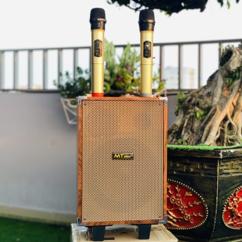 Loa xách tay di động BK51 - Loa Karaoke Chính Hãng Giá Rẻ Công Suất Lớn 100W Bass 20cm Âm Thanh Mạnh Mẽ Tặng Kèm 2 Micro Không Dây Cao Cấp Bảo Hành 12 Tháng