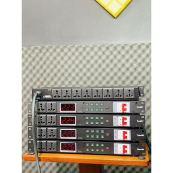 Quản Lý Nguồn MTMAX Sound M1 – 8 Kênh Có Màn Hình Led Bảo Vệ An Toàn Dàn Âm Thanh Và Các Thiết Bị Điện