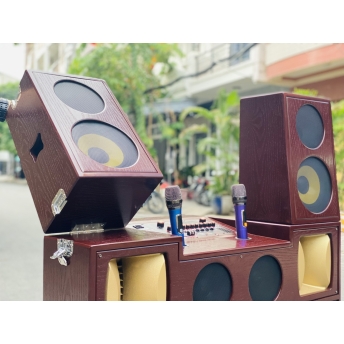 Loa Kéo Karaoke Di Động T05 Pro - Công Suất Cực Lớn 1700W, Hệ Thống 10 Loa 3 Đường Tiếng, 2 Bass Lớn 50cm, 2 Bass 20cm, 4 Trung, 2 Treble Âm Thanh Mạnh Mẽ, Tặng Kèm 2 Micro Chống Hú Cao Cấp