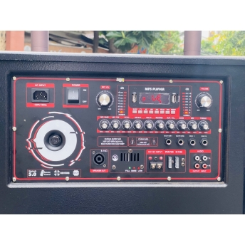 Loa Kéo Công Suất Lớn MTMAX KB01 Công Suất 1000W Bass Đôi 40cm Âm Thanh Uy Lực Đi Kèm 2 Micro Karaoke Hát Nhẹ Vang Sâu
