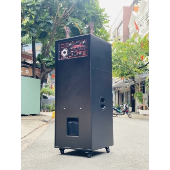 Loa Kéo Công Suất Lớn MTMAX KB01 Công Suất 1000W Bass Đôi 40cm Âm Thanh Uy Lực Đi Kèm 2 Micro Karaoke Hát Nhẹ Vang Sâu