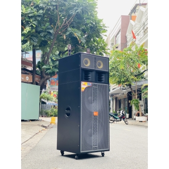 Loa Kéo Công Suất Lớn MTMAX KB01 Công Suất 1000W Bass Đôi 40cm Âm Thanh Uy Lực Đi Kèm 2 Micro Karaoke Hát Nhẹ Vang Sâu