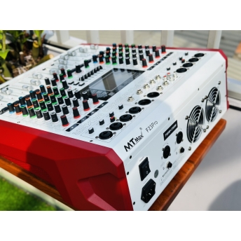 Mixer Cao Cấp Liên Công Suất MTMAX F23Pro 8 Đường Line 7 Band Equalizer Mượt Mà 99 Hiệu Ứng Chuyên Nghiệp DSP Bluetooth 5.0 Nguồn Điện Phantom + 48V Chất Lượng Cao