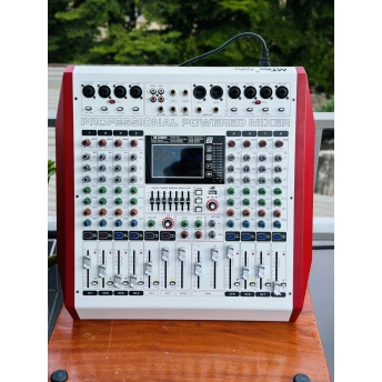 Mixer Cao Cấp Liên Công Suất MTMAX F23Pro 8 Đường Line 7 Band Equalizer Mượt Mà 99 Hiệu Ứng Chuyên Nghiệp DSP Bluetooth 5.0 Nguồn Điện Phantom + 48V Chất Lượng Cao