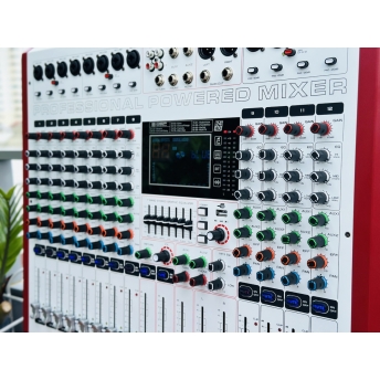 Mixer Cao Cấp Liên Công Suất MTMAX F25Pro 12 Đường Line Công Suất 950W + 950W 7 Band Equalizer Mượt Mà 99 Hiệu Ứng Chuyên Nghiệp DSP Bluetooth 5.0 Nguồn Điện Phantom + 48V Chất Lượng Cao