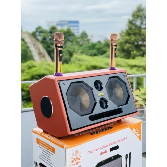 Loa Xách Tay MTMAX Y6 Công Suất 500W Hệ Thống 6 Loa 3 Đường Tiếng Bass Đôi 20 Âm Thanh Đa Chiều Kèm 2 Micro Karaoke Hát Nhẹ Vang Sâu