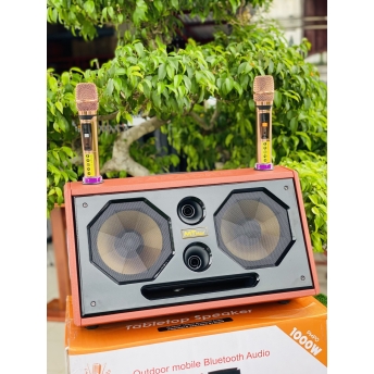 Loa Xách Tay MTMAX Y6 Công Suất 500W Hệ Thống 6 Loa 3 Đường Tiếng Bass Đôi 20 Âm Thanh Đa Chiều Kèm 2 Micro Karaoke Hát Nhẹ Vang Sâu