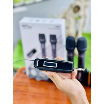 Micro Không Dây Cao Cấp MTMAX H2PRO - Cao Cấp Với Khả Năng Pin Nam Châm Hút Tự Động Sạc. Khả Năng Bắt Sóng Cao 50 - 100M, Chuyên Dùng Cho Karaoke Gia Đình, Phòng Trà, Quán Bar, Bảo Hành 12 Tháng