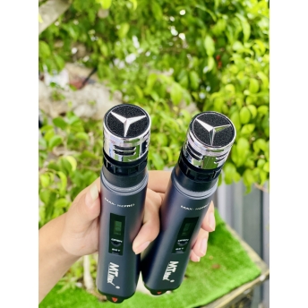 Micro Không Dây Cao Cấp MTMAX H2PRO - Cao Cấp Với Khả Năng Pin Nam Châm Hút Tự Động Sạc. Khả Năng Bắt Sóng Cao 50 - 100M, Chuyên Dùng Cho Karaoke Gia Đình, Phòng Trà, Quán Bar, Bảo Hành 12 Tháng