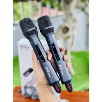 Micro Không Dây Cao Cấp MTMAX H2PRO - Cao Cấp Với Khả Năng Pin Nam Châm Hút Tự Động Sạc. Khả Năng Bắt Sóng Cao 50 - 100M, Chuyên Dùng Cho Karaoke Gia Đình, Phòng Trà, Quán Bar, Bảo Hành 12 Tháng