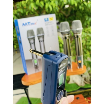 Micro Cao Cấp MTMAX K50PRO - Micro Karaoke Không Dây Đa Năng Sử Dụng Cho Tất Loại Loa Kéo, Vang, Amply Thiết Kế Mới Lạ Siêu Đẹp Bắt Sóng Xa Đến 100M Bảo Hành 12 Tháng