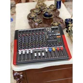 Mixer MTMAX F88Pro Đẩy Liền Vang Liền Mixer Công Suất 8 Cổng Micro Chỉnh Equalizer 99 Hiệu Ứng DSP