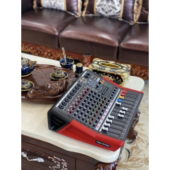 Mixer MTMAX F88Pro Đẩy Liền Vang Liền Mixer Công Suất 8 Cổng Micro Chỉnh Equalizer 99 Hiệu Ứng DSP