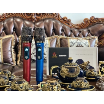 Micro Không Dây SGMAX G02 , Mẫu 2 Mic Mới, Chuyên Dùng Cho karaoke Hát Nhẹ