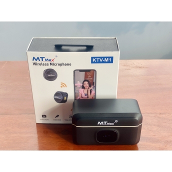 Wireless Microphone KTV-M1 -  Micro Cài Áo Không Dây Hoàn Hảo Cho Mọi Sự Kiện - Chống Ồn, Chống Nhiễu, Lọc Tạp Âm Thông Minh - Kết Nối Không Dây, Có Dây Đa Dạng