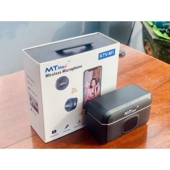 Wireless Microphone KTV-M1 -  Micro Cài Áo Không Dây Hoàn Hảo Cho Mọi Sự Kiện - Chống Ồn, Chống Nhiễu, Lọc Tạp Âm Thông Minh - Kết Nối Không Dây, Có Dây Đa Dạng