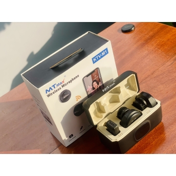Wireless Microphone KTV-M1 -  Micro Cài Áo Không Dây Hoàn Hảo Cho Mọi Sự Kiện - Chống Ồn, Chống Nhiễu, Lọc Tạp Âm Thông Minh - Kết Nối Không Dây, Có Dây Đa Dạng