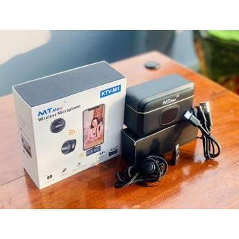 Wireless Microphone KTV-M1 -  Micro Cài Áo Không Dây Hoàn Hảo Cho Mọi Sự Kiện - Chống Ồn, Chống Nhiễu, Lọc Tạp Âm Thông Minh - Kết Nối Không Dây, Có Dây Đa Dạng