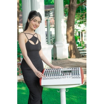 Mixer Cao Cấp Liên Công Suất MTMAX F25Pro 12 Đường Line Công Suất 950W + 950W 7 Band Equalizer Mượt Mà 99 Hiệu Ứng Chuyên Nghiệp DSP Bluetooth 5.0 Nguồn Điện Phantom + 48V Chất Lượng Cao