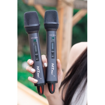 Micro Không Dây Cao Cấp MTMAX H2PRO - Cao Cấp Với Khả Năng Pin Nam Châm Hút Tự Động Sạc. Khả Năng Bắt Sóng Cao 50 - 100M, Chuyên Dùng Cho Karaoke Gia Đình, Phòng Trà, Quán Bar, Bảo Hành 12 Tháng