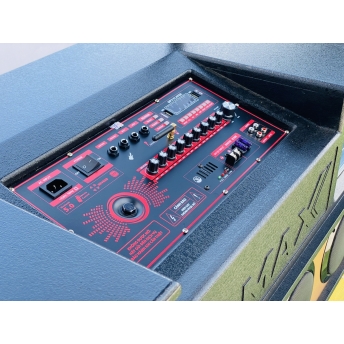 Loa Kéo Di Động MTMAX BK819Plus, Công Suất Cực Khủng 1000W, Hệ Thống 2 Bass Đôi 40, 4 Trung, 2 Treble, Âm Thanh Cực Khủng, Kèm 2 Micro Không Dây Cao Cấp, Chuyên Karaoke Không Gian Lớn, Quán Bar