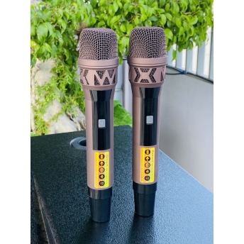 Loa Kéo Di Động MTMAX BK819Plus, Công Suất Cực Khủng 1000W, Hệ Thống 2 Bass Đôi 40, 4 Trung, 2 Treble, Âm Thanh Cực Khủng, Kèm 2 Micro Không Dây Cao Cấp, Chuyên Karaoke Không Gian Lớn, Quán Bar