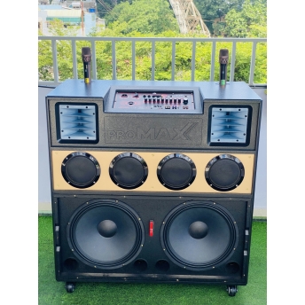 Loa Kéo Di Động MTMAX BK819Plus, Công Suất Cực Khủng 1000W, Hệ Thống 2 Bass Đôi 40, 4 Trung, 2 Treble, Âm Thanh Cực Khủng, Kèm 2 Micro Không Dây Cao Cấp, Chuyên Karaoke Không Gian Lớn, Quán Bar