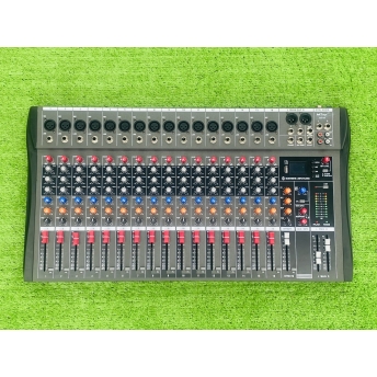 Mixer MTMAX KT16 Cao Cấp Với 16 Đường Line Chuyên Nâng Cấp Loa Kéo, Dàn Karaoke, Sân Khấu, Hội Nghị, Bữa Tiệc Tặng Dây Canon Ra Hoa Sen