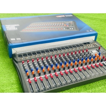Mixer MTMAX KT16 Cao Cấp Với 16 Đường Line Chuyên Nâng Cấp Loa Kéo, Dàn Karaoke, Sân Khấu, Hội Nghị, Bữa Tiệc Tặng Dây Canon Ra Hoa Sen
