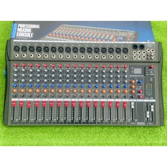 Mixer MTMAX KT16 Cao Cấp Với 16 Đường Line Chuyên Nâng Cấp Loa Kéo, Dàn Karaoke, Sân Khấu, Hội Nghị, Bữa Tiệc Tặng Dây Canon Ra Hoa Sen