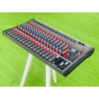 Mixer MTMAX KT16 Cao Cấp Với 16 Đường Line Chuyên Nâng Cấp Loa Kéo, Dàn Karaoke, Sân Khấu, Hội Nghị, Bữa Tiệc Tặng Dây Canon Ra Hoa Sen