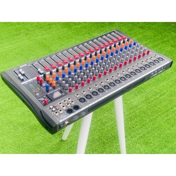 Mixer MTMAX KT16 Cao Cấp Với 16 Đường Line Chuyên Nâng Cấp Loa Kéo, Dàn Karaoke, Sân Khấu, Hội Nghị, Bữa Tiệc Tặng Dây Canon Ra Hoa Sen