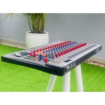 Mixer MTMAX KT16 Cao Cấp Với 16 Đường Line Chuyên Nâng Cấp Loa Kéo, Dàn Karaoke, Sân Khấu, Hội Nghị, Bữa Tiệc Tặng Dây Canon Ra Hoa Sen