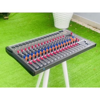 Mixer MTMAX KT16 Cao Cấp Với 16 Đường Line Chuyên Nâng Cấp Loa Kéo, Dàn Karaoke, Sân Khấu, Hội Nghị, Bữa Tiệc Tặng Dây Canon Ra Hoa Sen