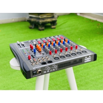 Mixer MTMAX KT6 Cao Cấp Với 6 Đường Line Chuyên Nâng Cấp Loa Kéo, Dàn Karaoke, Sân Khấu, Hội Nghị, Bữa Tiệc Tặng Dây Canon Ra Hoa Sen