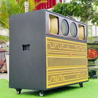 Loa Kéo Cao Cấp MTMAX E5PRO, Trang Bị Bass Đôi 50, 2 Trung, 2 Treble, Công Suất Mạnh Mẽ 1300W, Kèm 2 Micro Không Dây Đa Năng, Chống Hú, Bảo Hành 12 Tháng