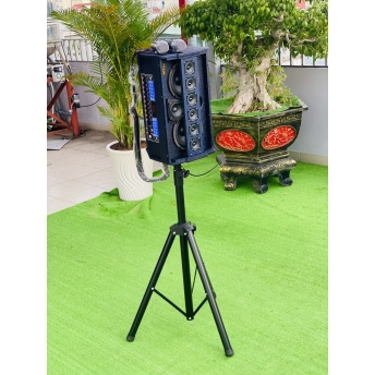 Loa Xách Tay Bluetooth HD 2288, Hệ Thống 2 Bass Đôi 16, 6 Treble, 1 Trung, Công Suất Cực Đại 300W, Âm Thanh Mạnh Mẽ, Chất Âm Trong, Kèm 2 Micro Không Dây Chống Hú, Bắt Sóng Nhạy, Hút Âm Tốt
