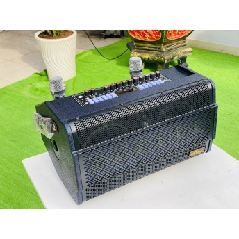 Loa Xách Tay Bluetooth HD 2288, Hệ Thống 2 Bass Đôi 16, 6 Treble, 1 Trung, Công Suất Cực Đại 300W, Âm Thanh Mạnh Mẽ, Chất Âm Trong, Kèm 2 Micro Không Dây Chống Hú, Bắt Sóng Nhạy, Hút Âm Tốt